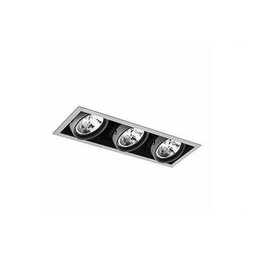FARO - Empotrable COLIN-3 50W G53 QR kit gris