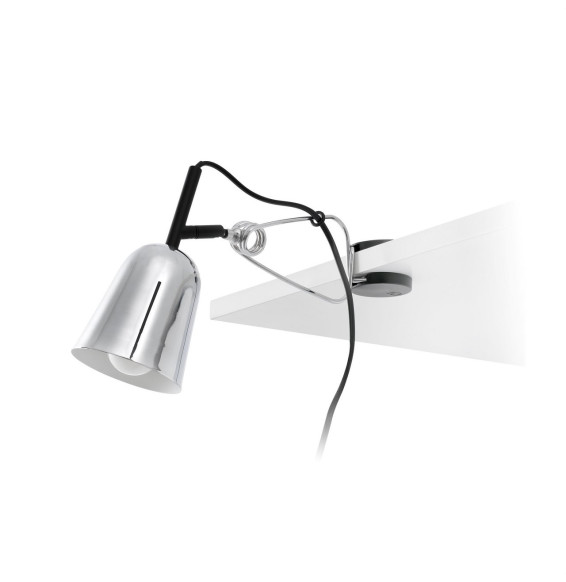 FARO - Luminaria pinza STUDIO E14 15W cromo/blanco mate