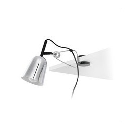 FARO - Luminaria pinza STUDIO E14 15W cromo/blanco mate