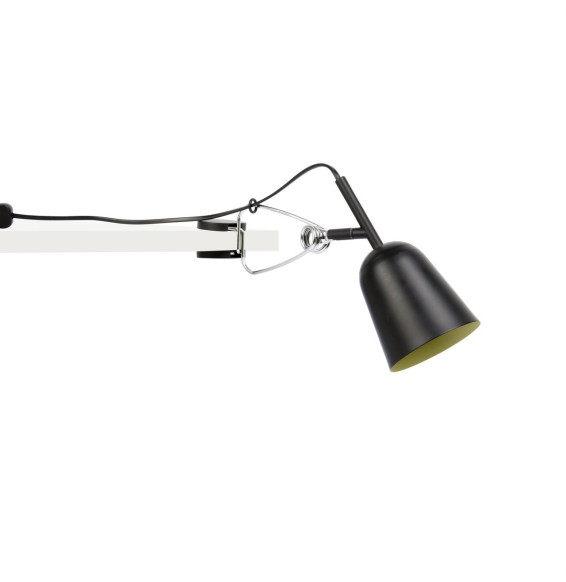 FARO - Luminaria pinza STUDIO E14 15W negro/crema