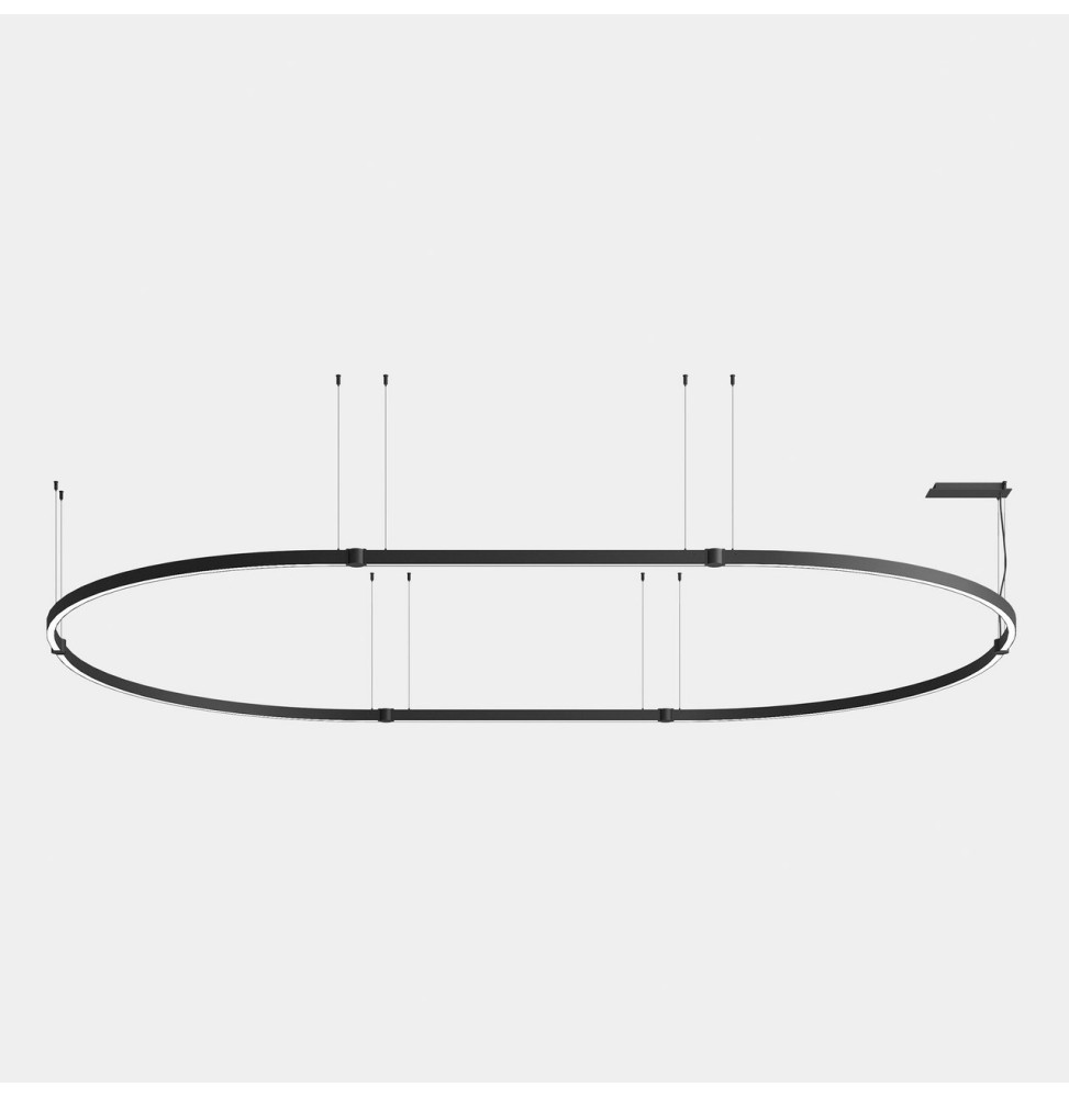 LedsC4 - Luminaria lineal APEX_OVAL_AW19 72W blanco cálido 2700K CRI 90 ON-OFF blanco IP40 8336lm LedsC4 - Luminaria lineal APEX_OVAL_AW19 72W blanco cálido 2700K CRI 90 ON-OFF blanco IP40 8336lm