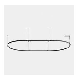 LedsC4 - Luminaria lineal APEX_OVAL_AW19 72W blanco cálido 2700K CRI 90 ON-OFF blanco IP40 8336lm