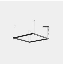 LedsC4 - Luminaria lineal APEX_SQUARE_AW26 144W blanco neutro 4000K CRI 90 ON-OFF negro IP40 12504lm