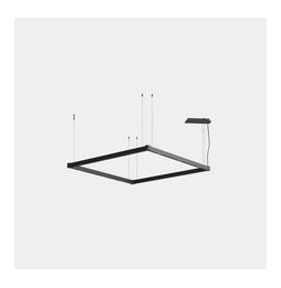 LedsC4 - Luminaria lineal APEX_SQUARE_AW26 144W blanco neutro 4000K CRI 90 ON-OFF negro IP40 12504lm