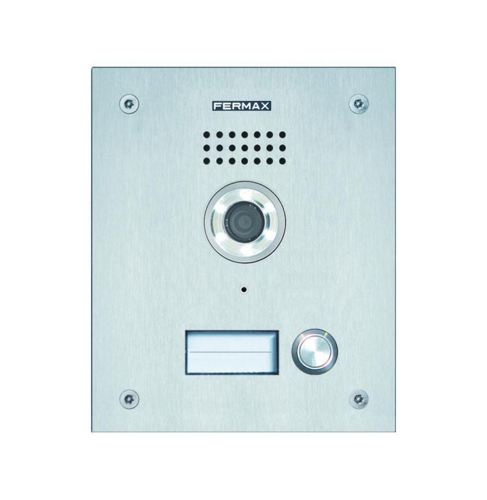 FERMAX - Placa MARINE ST1 CP101 DUOX PLUS en aluminio anodizado para viviendas, apertura de la puerta, llamada a conserje