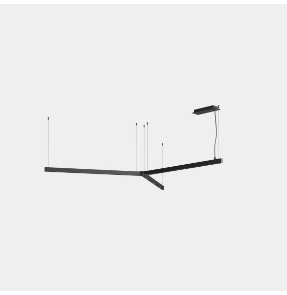 LedsC4 - Luminaria lineal APEX_Y_AW34 54W blanco neutro 4000K CRI 90 ON-OFF negro IP40 4689lm
