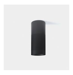 LedsC4 - Plafón Iris Downlight Surface 11.7W blanco cálido 2700K aro CRI 90 ON-OFF negro IP23 697lm