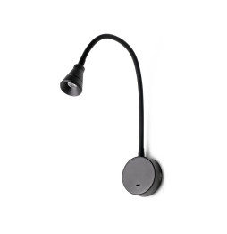 FARO - Aplique lector BEL led 3W 3K negro