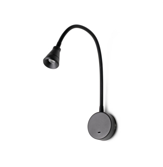FARO - Aplique lector BEL led 3W 3K negro