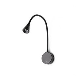 FARO - Aplique lector BEL led 3W 3K negro