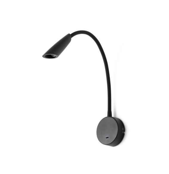 FARO - Aplique lector BOKEN 3W led 3K negro