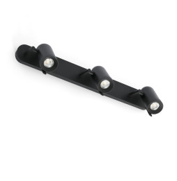 FARO - Aplique ORLEANS 3xGU10 negro