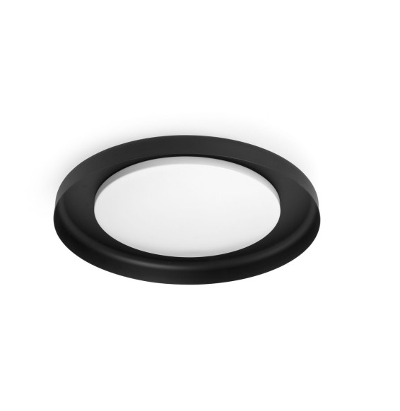 FARO - Plafón DOLME diámetro 400 led 24W negro