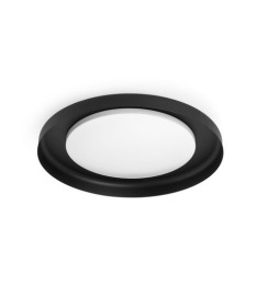 FARO - Plafón DOLME diámetro 400 led 24W negro