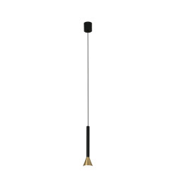 FARO - Luminaria colgante DANKA led 6W 3K oro níquel