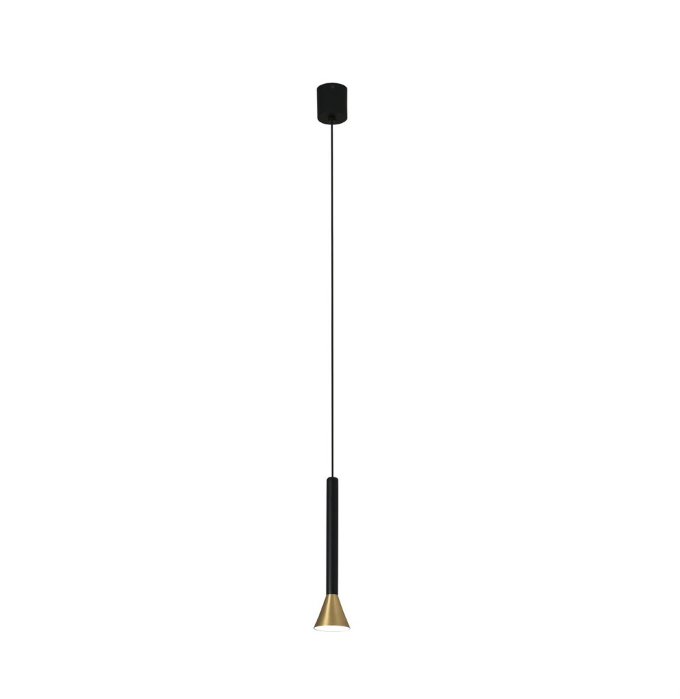 FARO - Luminaria colgante DANKA led 6W 3K oro níquel