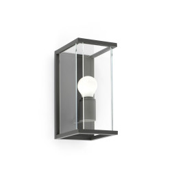 FARO - Aplique NALA E27 gris oscuro
