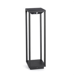 FARO - Baliza SAURA solar con sensor pir gris oscuro