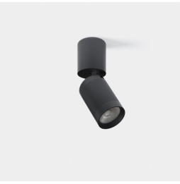 LedsC4 - Plafón Iris Surface 11.7W blanco cálido 3000K CRI 90 ON-OFF negro IP23 721lm