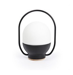 FARO - Lámpara portátil TAKE AWAY recargable led 3W 3K negra