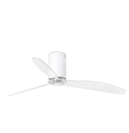 FARO - Ventilador techo MINI TUBE FAN diámetro 128cm blanco mate 3 palas