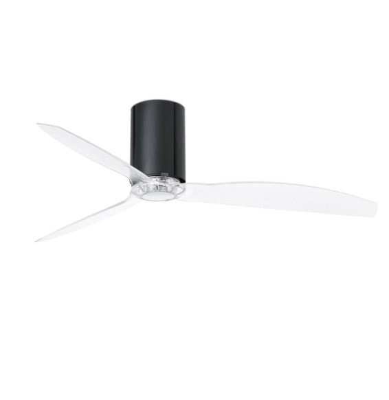 FARO - Ventilador techo MINI TUBE FAN diámetro 128cm negro brillo 3 palas