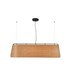FARO - Luminaria colgante STOOD 5xE27 20W negro madera