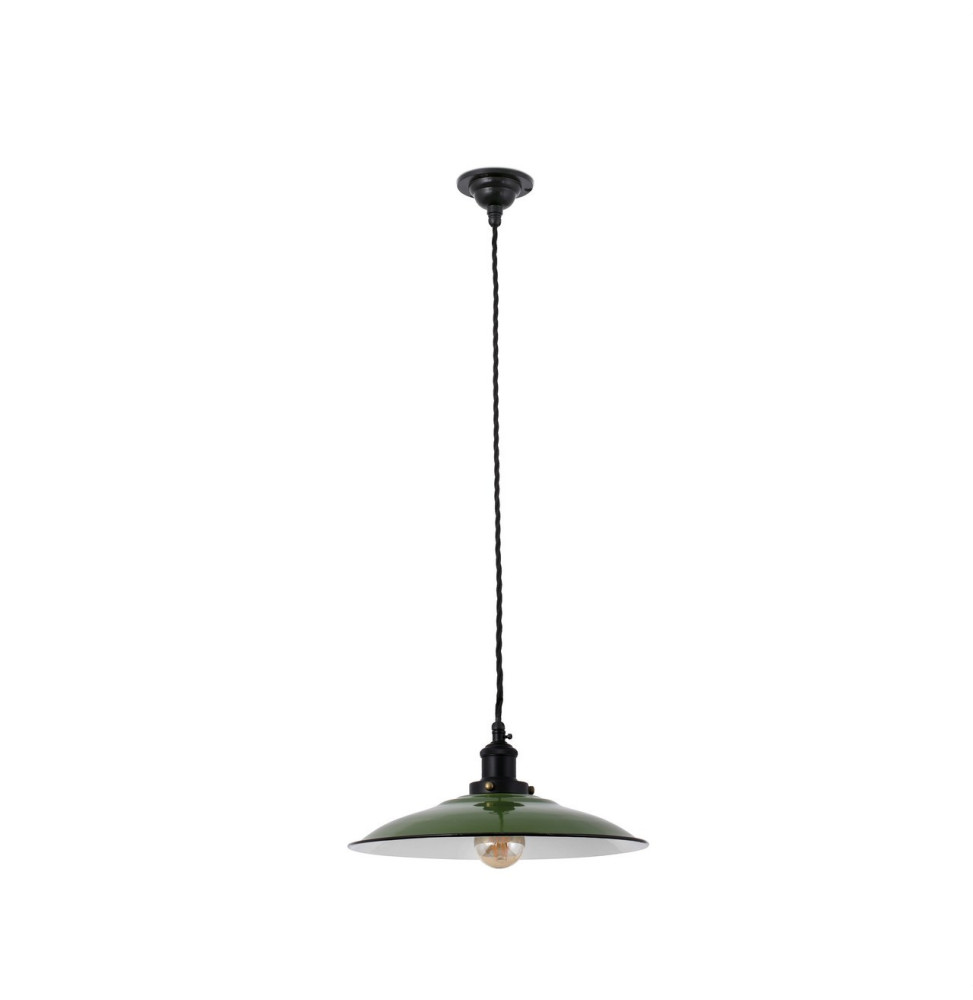 FARO - Luminaria colgante LANG E27 verde