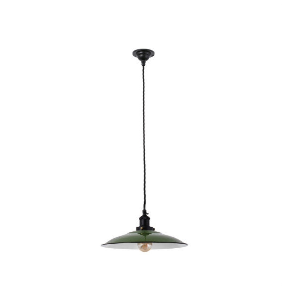 FARO - Luminaria colgante LANG E27 verde
