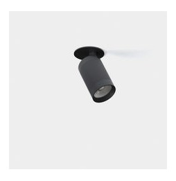 LedsC4 - Proyector Iris Trim 5.7W blanco cálido 3000K visual confort CRI 90 ON-OFF negro 215lm