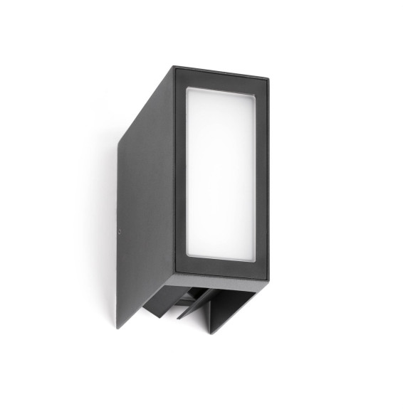 FARO - Aplique LOG led 9W 3K gris oscuro