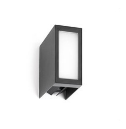 FARO - Aplique LOG led 9W 3K gris oscuro