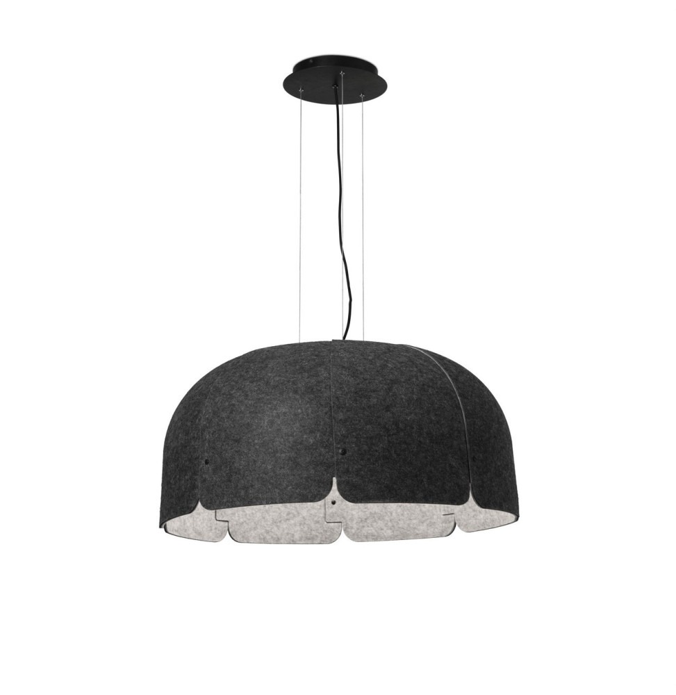 FARO - Luminaria colgante MUTE gris oscuro clAro 36W 3K