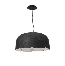 FARO - Luminaria colgante MUTE gris oscuro clAro 36W 3K