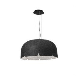 FARO - Luminaria colgante MUTE gris oscuro clAro 36W 3K