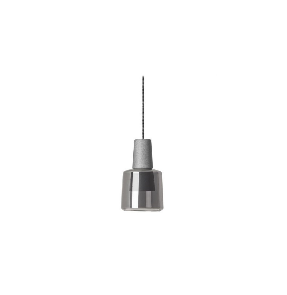 LedsC4 - Luminaria colgante Khoi empotrado LED 19.5W 3000K gris cemento 907lm