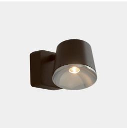 LedsC4 - Aplique Drone simple LED 7W 2700K marrón 350lm
