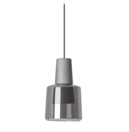 LedsC4 - Luminaria colgante Khoi superficie LED 19.5W 3000K gris cemento 907lm