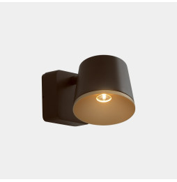 LedsC4 - Aplique Drone simple LED 7W 2700K marrón 350lm
