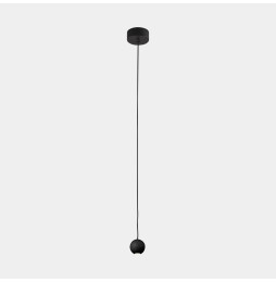 LedsC4 - Luminaria colgante Punto simple Surface LED 5W 3000K negro 329lm
