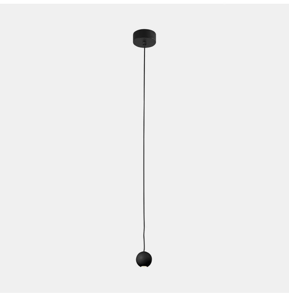 LedsC4 - Luminaria colgante Punto simple Surface LED 5W 3000K negro 329lm