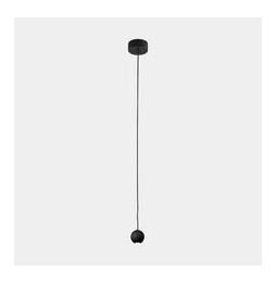 LedsC4 - Luminaria colgante Punto simple Surface LED 5W 3000K negro 329lm