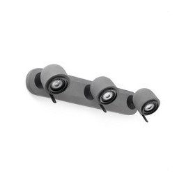 FARO - Aplique orientable STONE 3xGU10 led 8W gris piedra