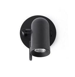 FARO - Aplique ORLEANS 1xGU10 negro