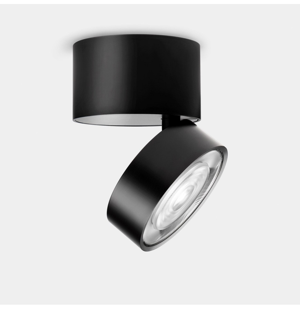 LedsC4 - Proyector Kiva Surface Ø95mm 13.2 blanco cálido 2700K CRI 90 22.7º DALI-2 1172lm negro