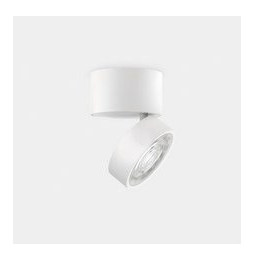 LedsC4 - Proyector Kiva Surface Ø75mm 7.8 blanco cálido 3000K CRI 90 18.9º PHASE CUT 530lm níquel satinado