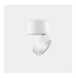 LedsC4 - Proyector Kiva Surface Ø75mm 7.8 blanco cálido 2700K CRI 90 18.9º PHASE CUT 458lm níquel satinado
