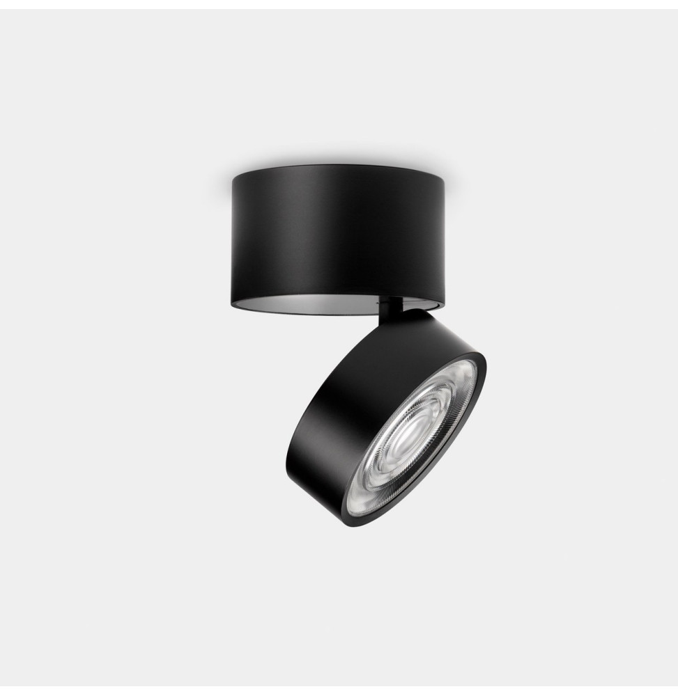 LedsC4 - Proyector Kiva Surface Ø75mm 7.8 blanco cálido 2700K CRI 90 18.9º PHASE CUT 458lm negro