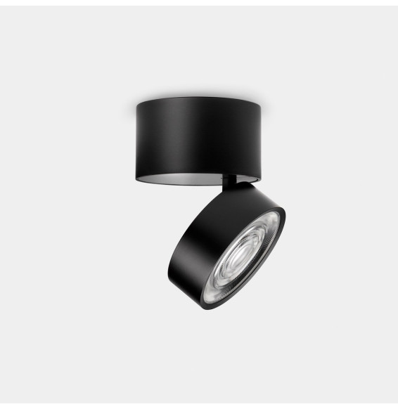 LedsC4 - Proyector Kiva Surface Ø75mm 7.8 blanco cálido 2700K CRI 90 18.9º PHASE CUT 458lm negro