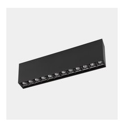 LedsC4 - Plafón BENTO SURFACE DALI 26.5 blanco cálido 3000K CRI 90 DALI-2 IP23 2240lm negro